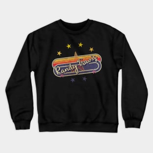 Randy Travis ElaCuteOfficeGirl Vintage Crewneck Sweatshirt